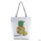 MiyaHouse Trendy Pin Rose Design Canvas Beach Bags for Fe flor and Striped Print Oulder NG Handbags Hi Capacity