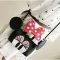 New Handbags Hi Quity Pu Leather Women Tote Bag Big Ear Ell Bag Sweet Bow Chain Fe Oulder Mesger Bag