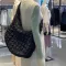 New Winter Big Oulder Bag Sp Cn Handbag Woman Ca Tote Down Diagon Bags Feather Padded Ladies Ng Pac