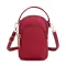Women's Mini Oulder Bag Handbag Mesger Vintage Litweit Nylon Se Solid Zier Waterproof Flap Crossbody Bag