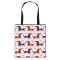 Woman Multi-Function Women Handbag Foldable Reusable Ca Canvas Ng Bag Puy Dachnd Print Oulder Bag