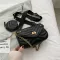 2 Pcs'/set Sml Pu Leather Crossbody Bag For Women Mmer Luxury Brand Chain Oulder Handbags Fe Travel