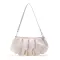 Ladies Party Wristlet Underarm Bag Cloud Pleated Handbag Pu Leather Tote Youth Ladies Versa Bag