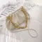 Chain Design Creased Crossbody Bags for Women 2020 Solid Color Shoulder Handbags Female Travel Cross Bog Lady Party Clutch