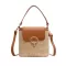 casual rattan buckets bag wicker woven women handbag travel straw bags lady shoulder crossbody bag summer beach small purse 2020