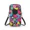 Cartoon Flower Bolso Kipe Universal Wallet Bag iPhone7 Plusportable Case for iPhone 6s Mobile Phone Shoulder Bag Holster