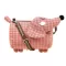 Dachshund Dog Design Girls Small Shoulder Bags Women Creative Casual Lattice Cloth Coin Purse Cute Phone Messenger Bag
