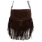 Frosted Pu Leather Hollow Bohian Bag Bags Women's Handbags Se Vintage Fringe Tassel Women Oulder Crossbody Mesger Bag