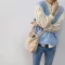 Vintage Pard Women Mesger Bags Corduroy Ladies Sml Oulder Bag Fe Girls Ca Tote Se Handbags