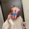 Cartoon Fun Popcorn Shaped Women Shoulder Bags Chain Shoulder Bags Meesaleger Crossbody Bags SAC A Main Lively Phone Money Kilala