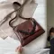 Vintage FE Tote Bag New Quity Soft Pu Leather Women's Designer Handbag Hi Capacity Oulder Mesger Bag