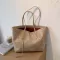 Ca Tote For Women Bags Designer Pu Leather Oulder Bag Large Capacity Soft Solid Cr Stone Ses And Luxury Handbags Sac