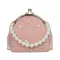 Exquisite BRDERY OULDER BAGS Women's Dinner Chain Crossbody Bag Pearl Decoration Handbag