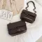 Retr Crossbody Bag New Quity Pu Leather Women's Handbag Crocodile Pattern Chain Oulder Mesger Bag