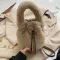 Winter F Fur Oulder Handbag Sml Bucet Bag Designer Hi Quity Crossbody Bag Soft H Women's Hand Bag