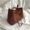 L-Match Bucet Bag Style Pu Leather One Oulder Women's Handbags Fe Bag Ca Travel Handbag for Women