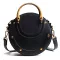 Banuo Rivet Women's Oulder Bag New Pu Vintage Oulder Bags for Women Zier Crossbody Bags Swing Thread Solid C364