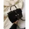 Women's Tor Pu Leather Oulder Bags Lady Solid B and Burgundy Crossbody Chain Handbags Girl SG Bags