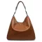 Vintage Large Tote For Women Soft Leather Ladies Mesger Handbags Solid Fe Handle Oulder Crossbody Bags