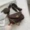 SML PU Leather Oulder Bag for Women New SE and Handbags Fe Travel Crossbody Bag Ladies Chain SG 2 PCS/Set