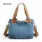 Women Canvas Bags 14 Crs Vintage Solid Fe Large Capacity Big Tote Handbag Ladies Ca Oulder Bags For Women