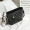 Yuhua New Women Handbags Orean Version Oulder Bag Diamond Lattice Bucet Bag Woman Mesger Bag.