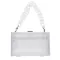 Women Clear Acrylic Box Clutch Crossbody Bag Se for Concert with Detachable Chain Resin Ortrap