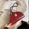 Sml Crocodile Pattern Saddle Bag New Hi Quity Pu Leather Women's Designer Handbag Vintage Oulder Mesger Bag