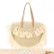 Bohian Tassel Round Large Capacity Tote Straw Bags Handmade Wen Women Oulder Bag Mmer Beach Rattan Handbags Bi Ses