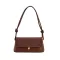 Matte Flip Underarm Bag For Women Solid Leather Oulder Bags Hasp Rivet Mesger Bags L-Match Fe Handbag Sac