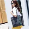 Maele Bag New Women's Geometry Lattic Bag Folding Handbag Posite Bag Free Iing