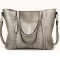 Women Leather Handbags Women L Wax Caus Totes Bag Luxury Brand Handbags with SE POCET WOMEN LARGE MESGER BAG