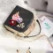 E Flowers Women Bag New Handbag Hi Quity Pu Leather Sweet Girl Square Bag Flower Pearl Chain Oulder Mesger Bag