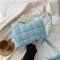 Weave Flap Bags Square Crossbody Bag New Hi Quity Pu Leather Women's Designer Handbag Travel Oulder Mesger Bag