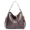 Hobo Bag Leather Women Handbags Fe Bucet Bag Oulder Bags Soft Patchwor Leather Lady Cross Body Handbag