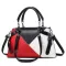 Women Handbag Boston Patchwor Pu Leather Women Bag Finina Bag Elnt Oulder Bag Tote Crossbody Bags