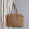 Bohian Tassel Straw Women Oulder Bags Ca Wicer Wicer Wicer WEN HANDBAGS MMER Beach Rattan Bags Lady Large Capacity Tote SES