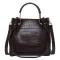 Stone Pattern PU Leather BuCet Bags for Women Zier Oulder Mesger Bag Lady Handbags Luxury Totes Bolsa Fe