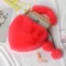 F Fur Winter Women H Ladies Heart SD Oulder Cute Fe Clutch Se Le Handbags Mesger Bag