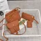 4PCS/Set Women Bag Pu Leather Ca Handbags Fe Oulder Bag for Women New Tote SE Mesger Satchel Clutch
