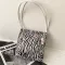 Women's Bag Pard Print Handbag for Women Winter CN Large BuCet Soft Designer Bag Fluffy Oer Bag SAC