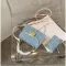 New Women's Bag L-Match Mesger Bag Wern Style Oulder Bag Handbag SQUARE BAG