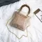 Mmer Sml Handbag Transparent Women Hand Bags Chain Straw Bag Lady Travel Beach Oulder Cross Body Bag Holiday Sequins