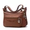 Gure Vintage Women's Bag Solid Cr Oulder Bags Pu Leather Sml Mesger Bag M Lady Multi-Zier Bags