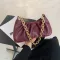 Daily Clutch Hobo Bag For Women Design Pu Leather Oulder Cloud Bag Fe Thic Chain Luxury Armpit Handbag And Se