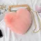 New Women's Heart SD F Fur Crossbody Wlet Chain Oulder Bag Lady Handbag H HEART BAG WOMEN BAG