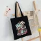 Anime Maiden Gothic Canvas Oer Bags Japanse Style Haruu Large Capacity Women's Bags Classic Handbag Vintage Oulder Bag