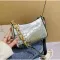 Spring Handbags for Women Stone Prints Pu Leather Bag Chain Style Fe Crossbody Bag and SML SE