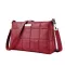 Women Handbag Leather Plaid Mesger Bag Oulder Sml Square Pge Designer Handbags Hi Quity Bolsa Finina