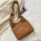 Vintage Solid Cr Lattice Pattern Large Capacity -Handle Handbag Pu Leather Ng Oulder Bags For Women